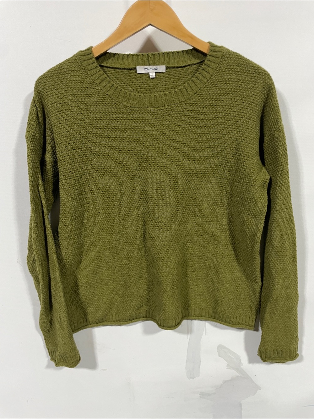 Madewell Olive Green Crewneck Sweater